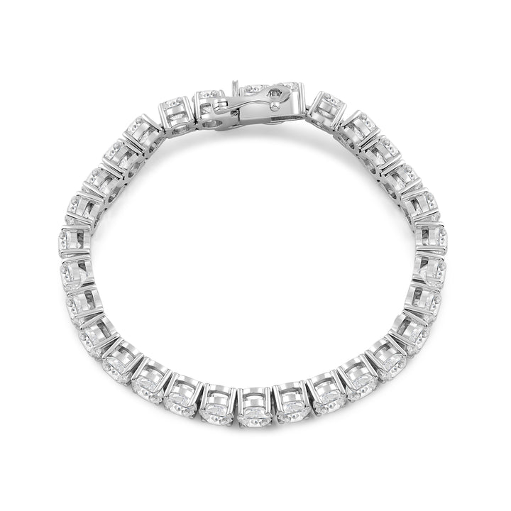 CLASSIC UNISEX DRIPZ TENNIS BRACELET with Cubic Zirconia Stones and Sterling Silver