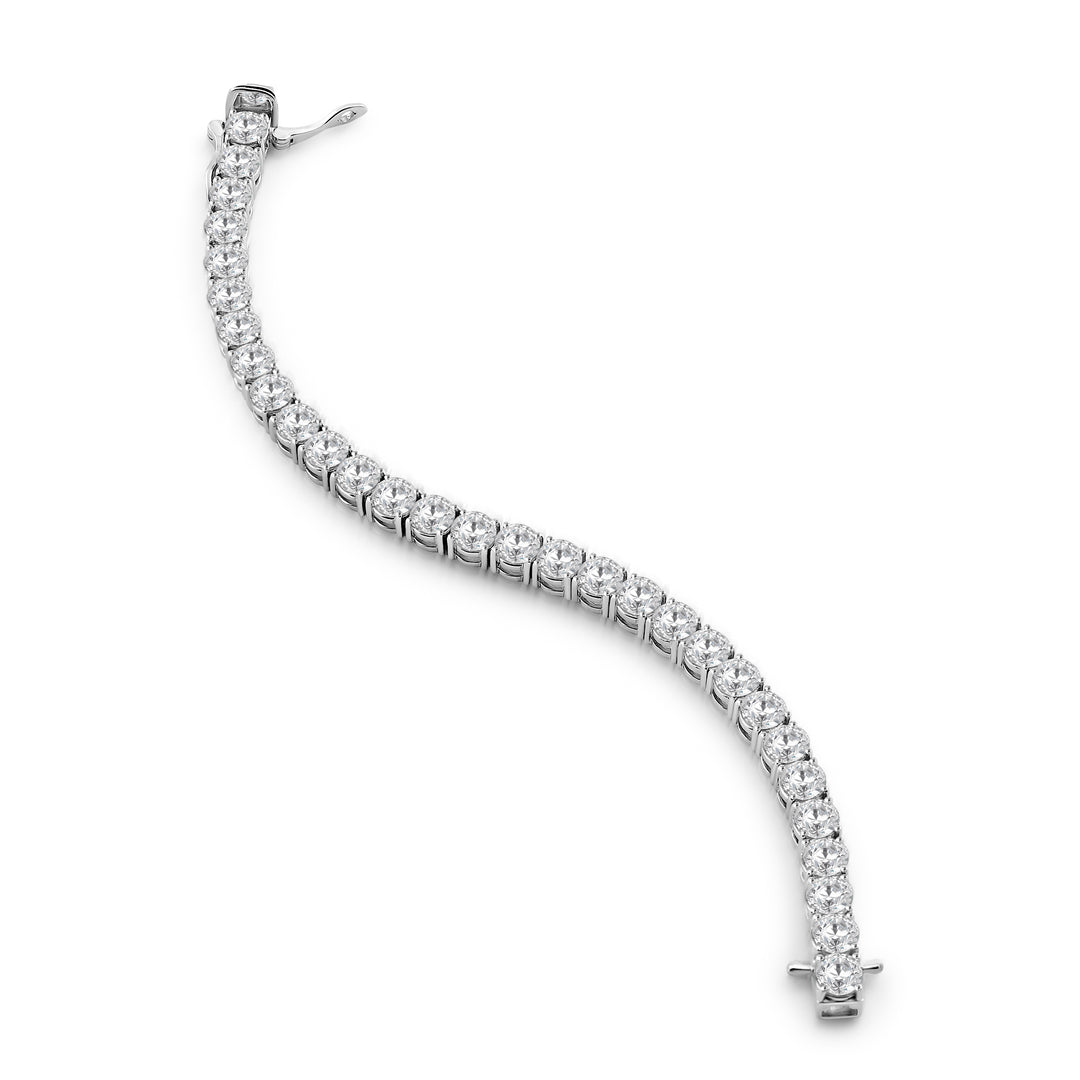 CLASSIC UNISEX DRIPZ TENNIS BRACELET with Cubic Zirconia Stones and Sterling Silver