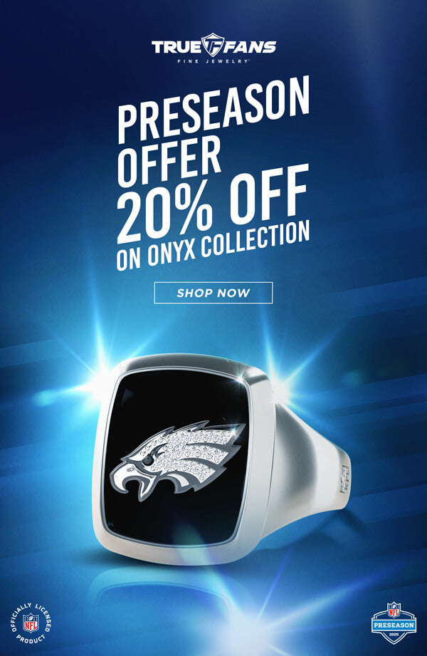 Limited time NFL Sale featuring Onyx Collection at 20% off 