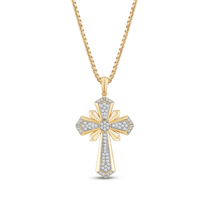 FOUR SPARKS CROSS MEN'S DRIPZ NECKLACE