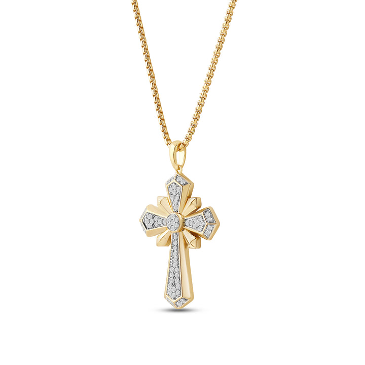 FOUR SPARKS CROSS MEN'S DRIPZ NECKLACE