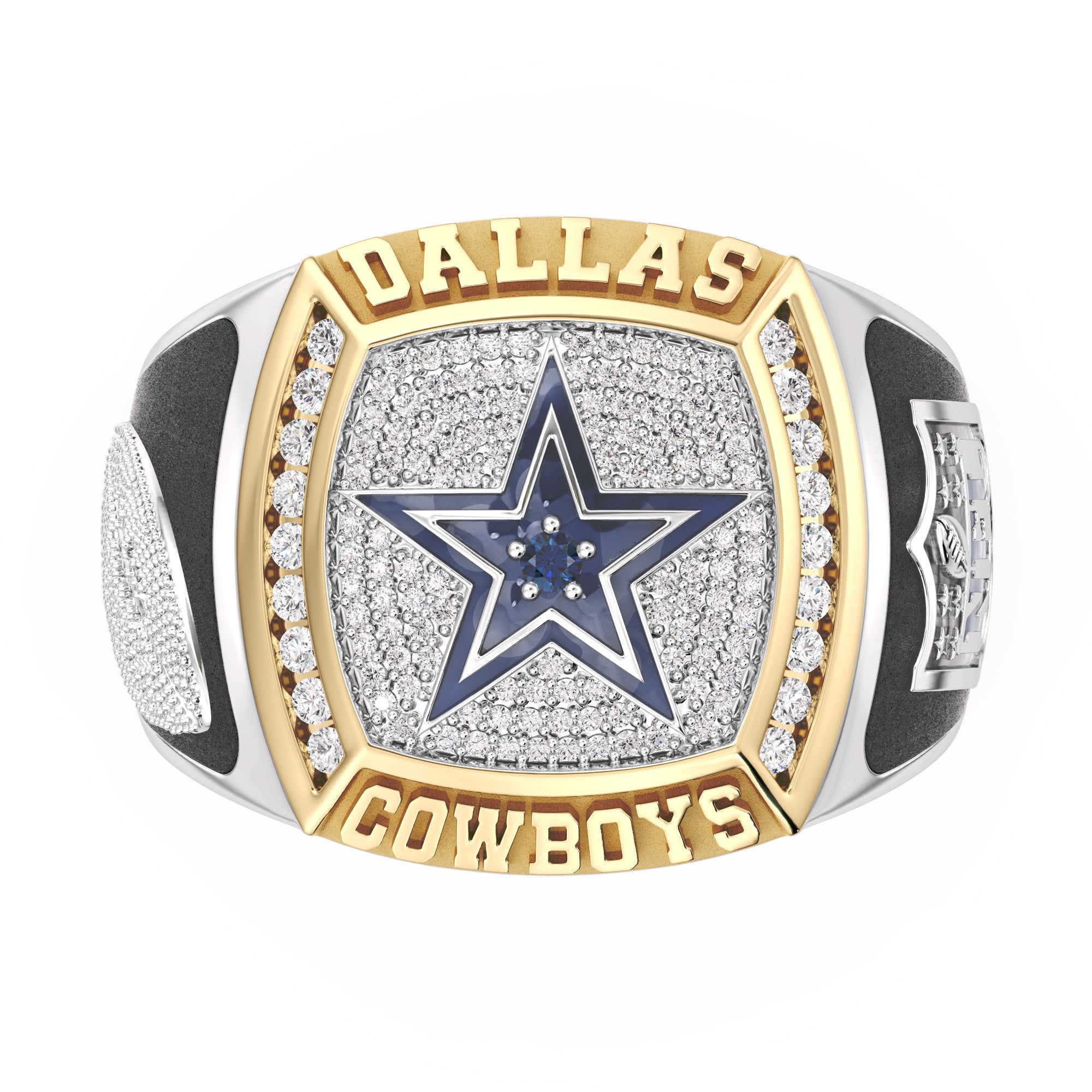 NFL DALLAS COWBOYS MEN'S TEAM RING with 1/2 CTTW Diamonds