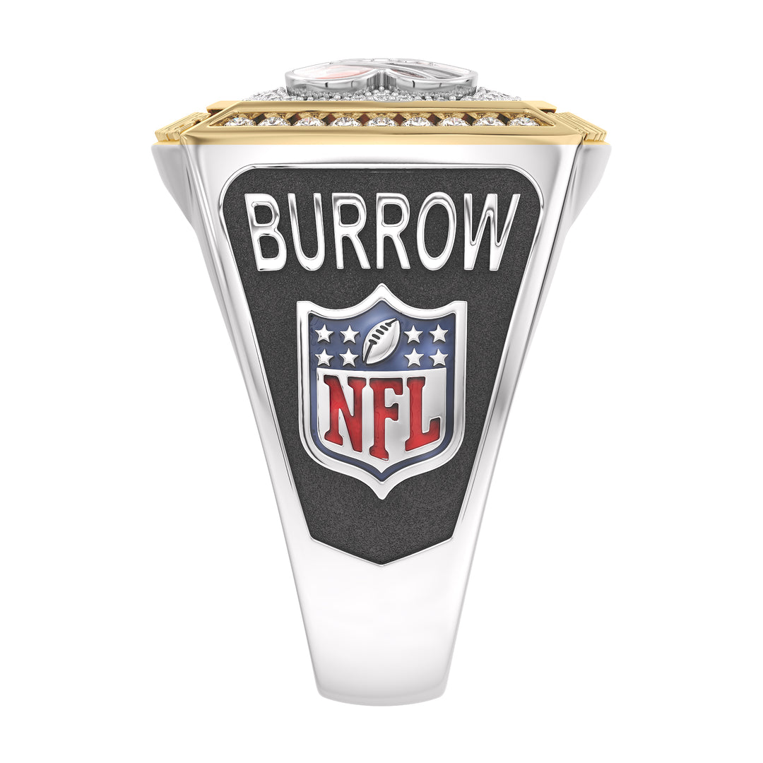 JOE BURROW MEN'S CHAMPIONS RING with 1/2 CTTW Diamonds, 10K Yellow Gold and Sterling Silver