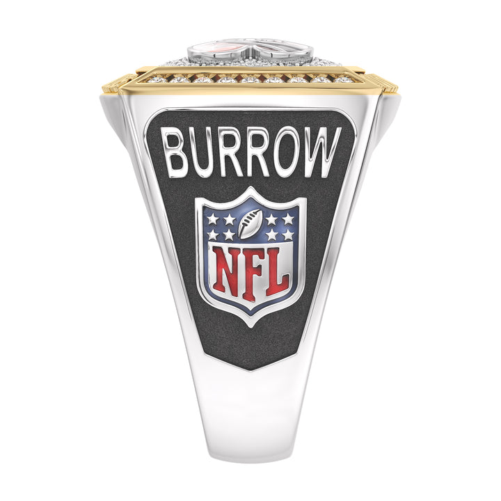 JOE BURROW MEN'S CHAMPIONS RING with 1/2 CTTW Diamonds, 10K Yellow Gold and Sterling Silver